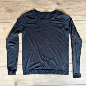 lululemon athletica Black Long Sleeve Tee